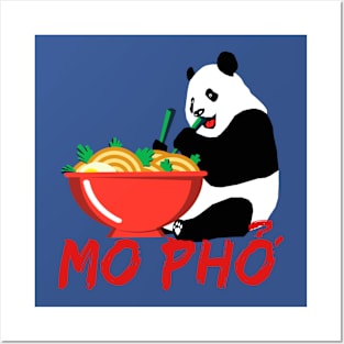 Mo Pho Panda Ramen Noodles Posters and Art